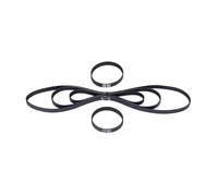 wenwendianzi Courroie d'imprimante 3D en caoutchouc à boucle fermée GT2, courroie de synchronisation 2GT-6 122 124 126 128 130 132 134 136 138 140 142 144 146 150mm largeur 6 10mm(Width-10mm,148mm)