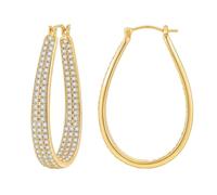 wenwendianzi Cubic Zirconia Chunky Earring Popular Jewelry(40mm)