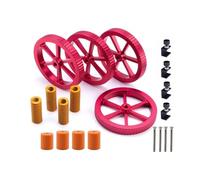 wenwendianzi Kit de nivellement de plateau for imprimante 3D avec ressorts et clips améliorés for Ender 3/V2/Pro/Ender 3 S1/Pro/Plus/Ender 3 Neo/Max Neo(Red Level Knob Kit)