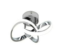 wenwendianzi LED Bande allée plafonniers Moderne Minimaliste Salon Lampes for Balcon entrée escalier décor à la Maison luminaires LED Lustre(Silver,Changeable)