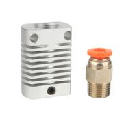 wenwendianzi Pièces d'imprimante 3D/CR8/CR10, dissipateur thermique tout en métal, tête chaude Mk8/mk10, extrudeuse Hotend 1.75MM 3mm, Filament for 3 CR10S(Silver,4 PCS)