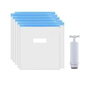 wenwendianzi Sac de rangement for filaments PLA, ABS, TPU, PETG, avec poignée, pompe à air, sac de rangement for filaments d'imprimante 3D, séchoir, accessoires d'impression 3D(Kit C 20pcs bag pump)