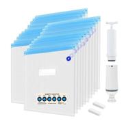 wenwendianzi Sac de rangement sous vide for imprimante 3D, 2 à 30 sacs, séchoir à Filament PLA/ABS/PETG, résistant à l'humidité(5 Bag 1 USB Pump)