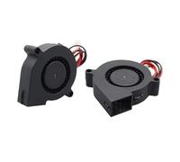 wenwendianzi Ventilateur de Turbine de conduit 12V DC 24V, ventilateur de refroidissement à roulement hydraulique, ventilateur Radial, accessoires d'imprimante 3D, pièces(24V)