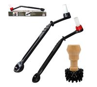 Wenxiaw Brosse De Café, Lot de 3Brosse Amovible pour Machine à Expresso,Brosse de Nettoyage pour Machine à café avec cuillère,Brosse de Groupe,Brosse de Nettoyage Pratique pour Machines à Filtre E61