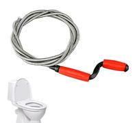Wenxiaw Furet Deboucheur Canalisation avec Manivelle, 5 m × 6 mm, Deboucheur Canalisation, Furet Débouchage Canalisation Professionnel, Sonde de Debouchage Pour WC Evier Canalisation