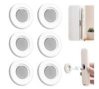Wenxiaw Lot de 6 supports de télécommande magnétiques - Support mural puissant - Double aimant autocollant universel pour TV, télécommandes d'appareils - Blanc