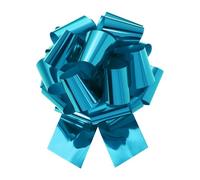 Wenxishangmao Grand nœud à tirer métallique pour emballage cadeau de voiture, pour paniers de voiture de mariage, cadeaux (bleu clair, 50,8 cm)