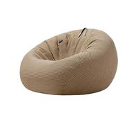 WENYAZIGUO Fauteuils poufs, Couverture de Chaise Sac Haricot Gaufre Coton sans Remplissage Multicolore for Le Salon(85cm-Khaki)
