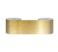 WENYAZIGUO Les bordures du papier peint se collent, Bordure de papier peint autocollante multicolore, plusieurs tailles for la maison(Gold Brushed,20cm X 500cm)