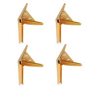 WENYAZIGUO Slip Hole Screw Live Bolt Fisheye, Paquet de 4 Pieds de Meubles Multicolores 12-18cm for Remplacement de canapé-lit de Table(Gold,18cm/7.1in)