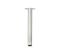 WENYAZIGUO Slip Hole Screw Live Bolt Fisheye, Pieds de Meuble réglables en Hauteur en Acier Inoxydable avec vis Multicolores 15-140 cm(Frosted Silver,20cm)
