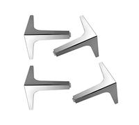 WENYAZIGUO Slip Hole Screw Live Bolt Fisheye, Pieds de Meubles triangulaires Multicolores 10-17 cm(Silver,10cm/4in)