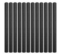 WENYAZIGUO Tubes en Mousse Anti-Collision, Housses de poteaux de Trampoline, 12 pièces, 40cm, Bleu, Noir, for Trampolines d'extérieur(Black)