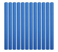 WENYAZIGUO Tubes en Mousse Anti-Collision, Housses de poteaux de Trampoline, 12 pièces, 40cm, Bleu, Noir, for Trampolines d'extérieur(Blue)