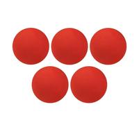 WENYOG Balles de Golf Balle de Golf en Mousse Souple EVA 65mm, 5 pièces, Aide à l'entraînement au Swing for Enfants ou Adultes, Putting Green intérieur, Pratique extérieur dans Le Jardin(Red)