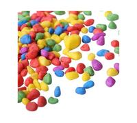 WENYOG Cailloux Aquarium 250g Cristal Sable Aquarium Fond Sable aménagement paysager décoratif Pierre Aquarium Aquatique Sable Tortue sables décorations(Colorful)