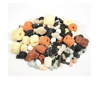 WENYOG Cailloux Aquarium Média filtrant d'aquarium for Aquarium, Charbon Actif, Anneaux en céramique, Boules Bio, matériau de Filtre à Eau, Accessoires d'aquarium(Mix,420g)
