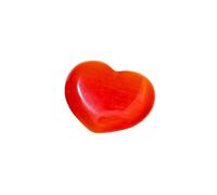 WENYOG Cailloux Aquarium Pierre à Rouler en Cristal, Couleur Arc-en-Ciel, spécimen de cœur, Cymophane, Aquarium, décoration de Maison, spécimen minéral, 3 pièces(Red)