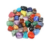 WENYOG Cailloux Aquarium Pierre roulée irrégulière, Jaspe de Paysage, Cristal de guérison Reiki, énergie Quartz, spécimen minéral, décoration d'aquarium, de Jardin et de Maison(Color1,200g)