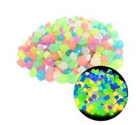 WENYOG Cailloux Aquarium Pierres Lumineuses for Aquarium, 200 pièces, Ornement for Aquarium, Galets Qui Brillent dans la Nuit, décorations extérieures for Cour, pelouse, Chemin, allées(Mixcolor)