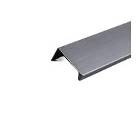 WENYOG Poignee De Meuble Porte d'armoire à poignée Invisible Angle droit, moderne, minimaliste, haut de gamme, tiroir intégré, armoire étendue(Grey,400MM)