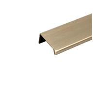 WENYOG Poignee De Meuble Porte d'armoire à poignée Invisible Angle droit, moderne, minimaliste, haut de gamme, tiroir intégré, armoire étendue(Bronze Gold,1100MM)