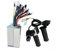 wenyouya Contrôleur de moteur sans balais 500 W et kit d'accélérateur LCD - Contrôleur de vélo électrique en alliage d'aluminium avec régulateur de vitesse et antivol (36 V 48 V)