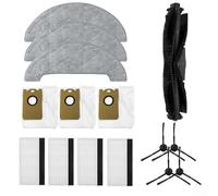 wenyouya Kit de pièces de rechange pour aspirateur robot Airrobo pour T10+ 3 serpillères, 3 sacs à poussière, 1 brosse principale, 4 brosses latérales, 4 filtres anti-enchevêtrement, rouleau HEPA