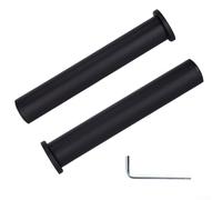 Wenyouya Lot de 2 manchons adaptateurs de barre d'haltère, poteau de plaque de poids standard de 2,5 cm à 5,1 cm, fonction de verrouillage à boulon hexagonal, accessoire de gym en plastique PP robuste