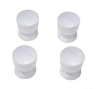 wenyouya Lot de 4 coquetiers avec base pour servir, petit déjeuner, brunch - Décoration de table de cuisine