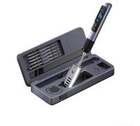 wenyouya Station de soudure intelligente HS-02 - Fer à chauffage rapide PD/QC 100 W avec écran couleur de 0,96" | Boîtier en aluminium CNC sûr ESD (options de pointe 02A/02B) (norme HS-02B)