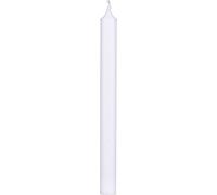 Wenzel - 4 BOUGIES FLAMBEAUX RUSTIQUE 25CM 10H BLANC