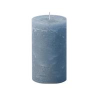 Wenzel - Bougie Pilier Cire Rustique 14X7CM 69H Bleu Orage