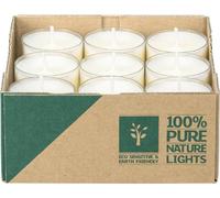 18 BOUGIES CHAUFFE-PLATS NATURELLES 7H BLANC Blanc
