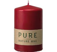WENZEL PURE Kerze Safe Candle, 13x6 cm, carminrot