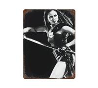 WEOFURBL Affiche de film Sin City Femme FataleWall Decor Art Metal Tin Poster Modern Bar Decorations40 x 30 cm