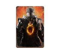 WEOFURBL Poster de jeu vidéo Dragon's Dogma 2 - Décoration murale en métal - Décoration de bar moderne - 30 x 20 cm