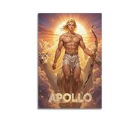 WEOFURBL Poster décoratif sur toile Apollo Dieu grec - Impression d'art moderne pour chambre à coucher - 30 x 45 cm