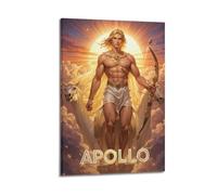 WEOFURBL Poster décoratif sur toile Apollo Dieu grec - Impression d'art moderne pour chambre à coucher - 30 x 45 cm
