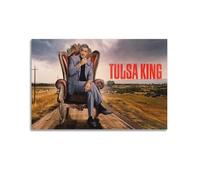WEOFURBL Poster décoratif sur toile de la série télévisée Rois de Tulsa - Affiches murales et d'art moderne pour chambre à coucher - 40 x 60 cm