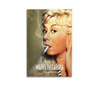WEOFURBL Poster décoratif sur toile Nights of Cabiria - Impression d'art moderne pour chambre à coucher - 30 x 45 cm