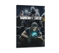WEOFURBL Poster décoratif sur toile Rainbow Six Siege Game - Impression d'art moderne pour chambre à coucher - 50 x 75 cm