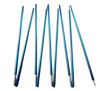 WEOKDFHA Arceau De Tente 1 PC 8.5mm Poteau de Tente en Aluminium Camping Tige 3.63m Haute résistance Alliage poteaux Bleu tentes pièces équipement(11 Sections 443cm B)