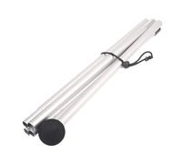 WEOKDFHA Arceau De Tente 1 Poteau de Tente réglable en Alliage d'aluminium, 5 Sections,6/2 m, Pliable, for auvent Plage(2M Flat Tip)