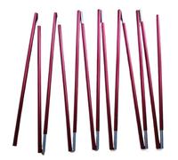 WEOKDFHA Arceau De Tente 1pc 11mm Camping Tent Poles Remplacement 480cm 520cm 718cm Aluminium Pole Rod Equipment Tents Hiking Accessories(12 Sections 4.8M B)