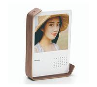 WEOKDFHA Cadre Photo Cadre Photo en bois acrylique cadre d'affichage herbier bricolage cadres for fête de mariage décor(Walnut,13X18cm 7inch)