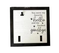 WEOKDFHA Cadre Photo pour Animaux Cadre Photo for Animaux de Compagnie, mémorial for la Mort d'un Chat ou Chien, Cadre Signe Perte d'animal, Panneau en Bois décès, for