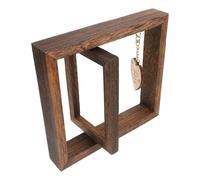 WEOKDFHA Cadre Photo pour Animaux Cadre Photo Rotatif en Bois, Format Carte Postale, Souvenir de Chat ou Chien, Vintage, décoration Bureau Maison, Cadre Mural