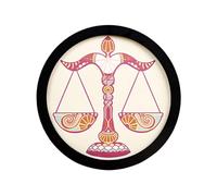 WEOKDFHA Cadre Photo Round Wooden Picture Frames Creative DIY Wall Hanging Wood Holder Mounted Photo Frame Home Decoration(8 inch)